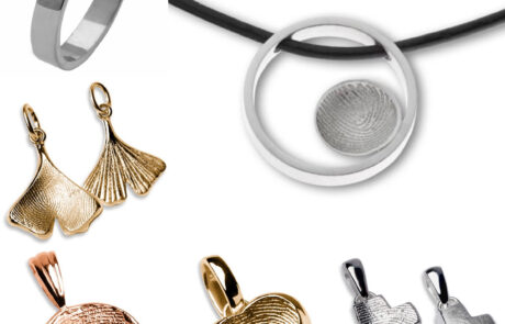 Fingerabdruck als Schmuck